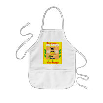 Don't worry, Bee happy Apron