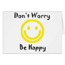Dont worry greeting cards