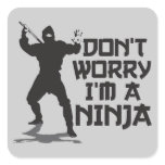 Don't Worry I'm A Ninja stickers
