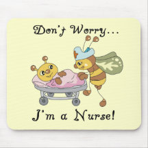 Don't Worry I'm a Nurse Tshirts and Gifts Mouse Pad