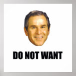 DontWantBush posters