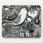 Doodle Bird mousepads