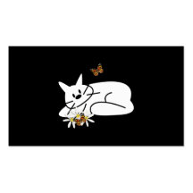 Doodle Cat Business Card Templates