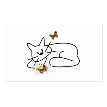 Doodle Cat Business Cards