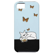 Doodle Cat iPhone 5 Covers