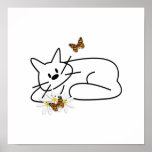 Doodle Cat Print
