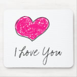 Doodle Heart mousepads
