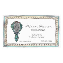 Doodle Mirror Business Cards