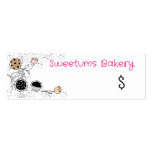 doodle sketch bakery sweets flowers gift tags