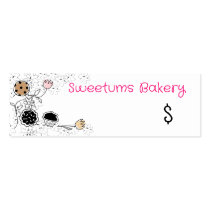 doodle sketch bakery sweets flowers gift tags
