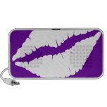 Doodle Speaker - Purple & White Lips
