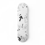 Doodled Arrows Skate Board