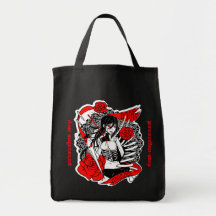 DOOM! Magazine "Roses" Tote Bag