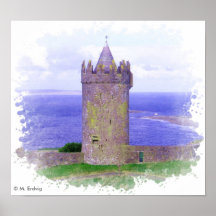 Doonagore Castle Ireland Poster