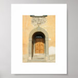 door in cortona print
