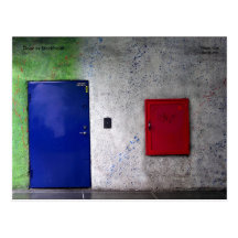 Door in Stockholm, Photo Ola Berg... Post Card