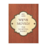 Door Plaque Moving Announcement Postcard