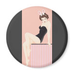 Doorway Sexy Woman Fridge Magnets