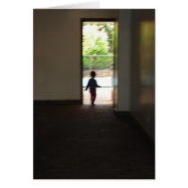 Doorway v2 greeting card