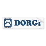 Dorgi Blue bumper stickers