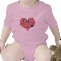 Dorkie Paw Prints Dog Humour Shirt