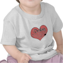 Dorkie Paw Prints Dog Humour T-shirt