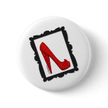 Dorothy's Framed Ruby Red Heels buttons