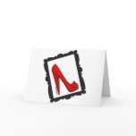 Dorothy's Framed Ruby Red Heels cards