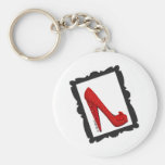 Dorothy's Framed Ruby Red Heels Keychain