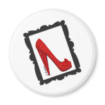 Dorothy's Framed Ruby Red Heels magnets