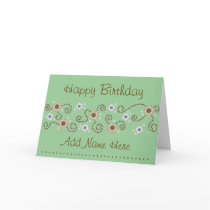 Dot Birthday Card