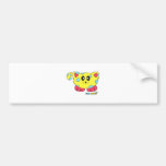Dot Kitty Pudgie Pet Bumper Sticker
