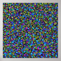 DOT MATRIX: BLUE Poster posters
