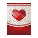 Dots and Hearts Postcard