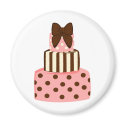 Dots and Stripes Cake magnets