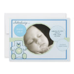 Dots- Baby birth announcement cards invitations