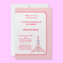 Dots Holy Communion invitations