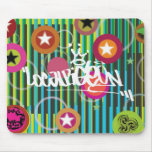 Dots Stripes Stars Mousemats