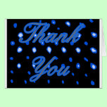Dots Thank You Grey Blue The MUSEUM Zazzle Gifts cards