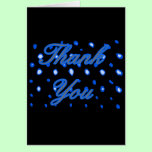 Dots Thank You Grey Blue The MUSEUM Zazzle Gifts cards