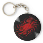 Dotted_Center_red Key Chain