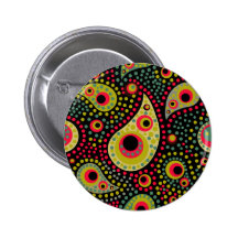 Dotted Paisley Pins