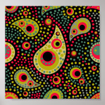 Dotted Paisley Print