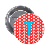Dotted Stripes Button
