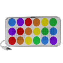 Dotty rainbow custom speakers