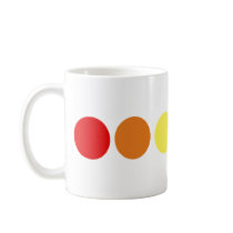Dotty rainbow - English tea mug