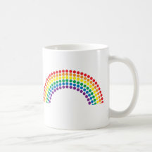 Dotty Rainbow Mugs