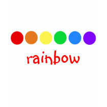 Dotty rainbow t-shirts