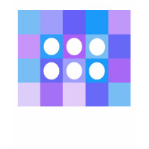 Dotty squares and circles t-shirts