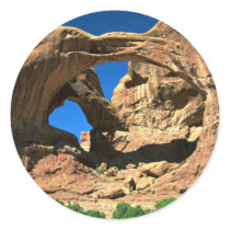 Double Arch, Arches National Park, Utah Stickers